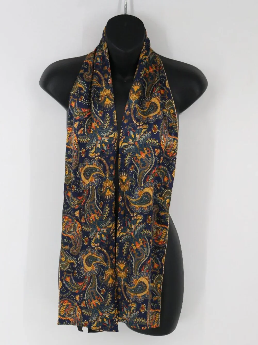Andantino Bufanda 100% Silk Scarf Paisley Floral